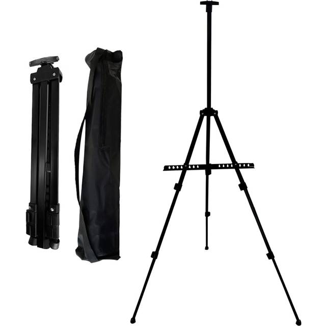 Tripod painting easel artist field studio display telescopic white board stand