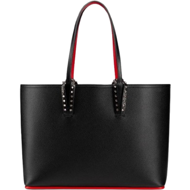 Cabata leather shoulder bag with studs - CHRISTIAN LOUBOUTIN - gender_Woman - Black (UNI)