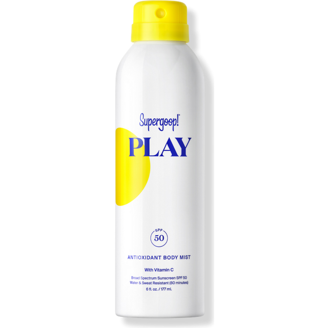 Supergoop! PLAY Antioxidant Body Mist w/ Vitamin C  6 fl oz - SPF 50 PA++++ Broad Spectrum Sunscreen - Body Spray for Sensitive Skin - Clean Ingredien