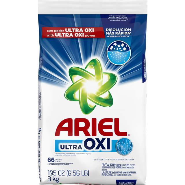 Ariel  with Ultra Oxi  Powder Laundry Detergent  105 oz 66 loads