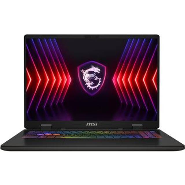 MSI Sword 16 HX B14VFKG-003UK Gaming Laptop, Intel Core i7-14700HX, 16GB DDR5, 1TB SSD, 16" QHD+ 2560x1600 240Hz IPS, NVIDIA GeForce RTX 4060, Wi