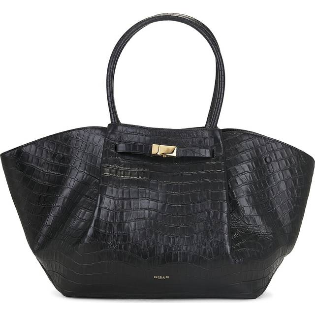 Sac à main New York en cuir grainé - Noir - Taille Unique