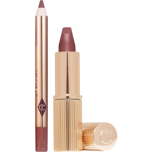 Charlotte Tilbury Pillow Talk Mini Lip Kit 1.5G, 0.8G Pillow Talk Deep