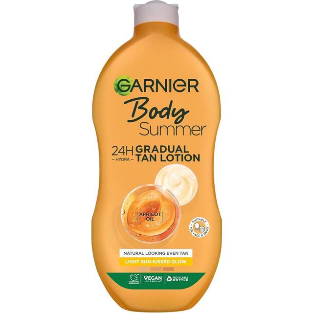 Garnier Summer Body självbrunande fuktkräm lätt 400 ml (förpackningen kan variera)