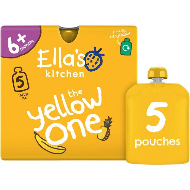 Ella's Kitchen Organic The Yellow One Smoothie Baby Food Pouch 6+ Months