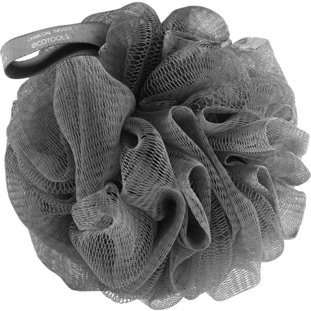 EcoTools  Charcoal EcoPouf  Gray  1 Sponge