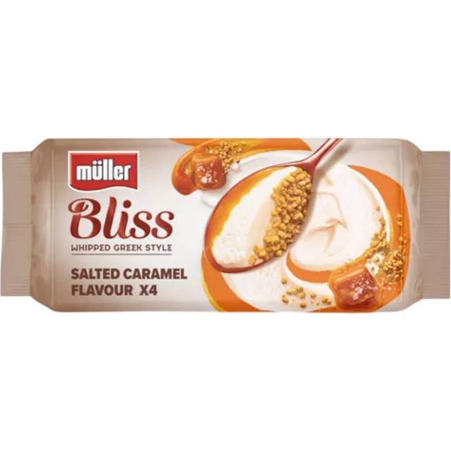 Muller Bliss Salted Caramel Yogurt 4X100G