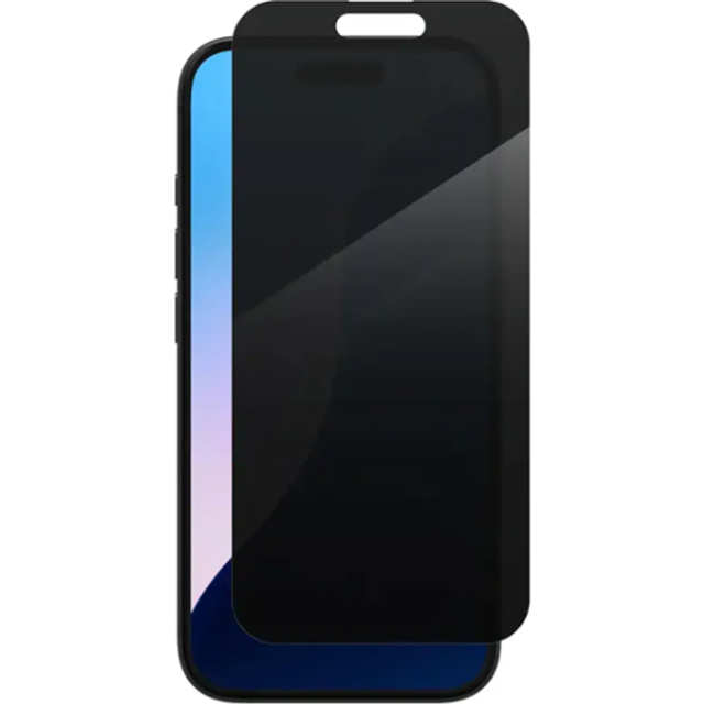 ZAGG InvisibleShield Glass Elite Privacy - Skärmskydd för mobiltelefon - glas - med sekretessfilter - 2-vägs - för Apple iPhone 16 Pro