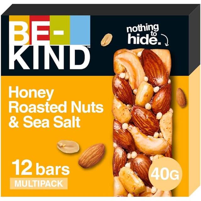 BE-KIND Nötbar med Honung, Valnötter och Havssalt, 12x40g