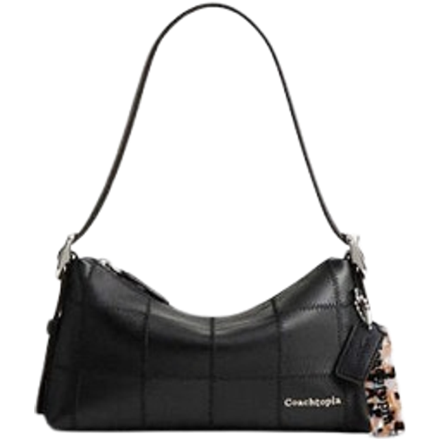 Alter/Ego Small Shoulder Bag In Checkerboard Upcrafted Leather