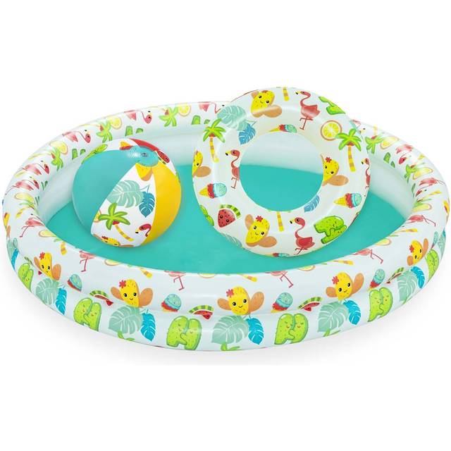 Bestway Barnpool m. Tillbehör - 122 x 20 cm - Beachtastic - Bestway - One Size - Barnpool