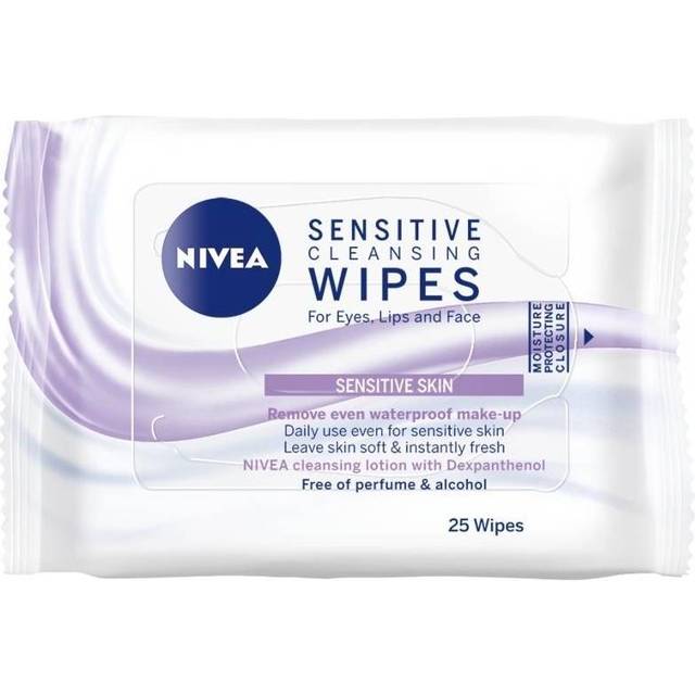 NIVEA Sensitive Cleansing Wipes, 25 st