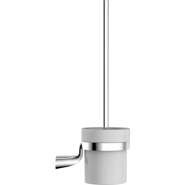 Saco Wall Mounted Toilet Brush - Chrome (35cm H X 9cm W X 14.3cm D)