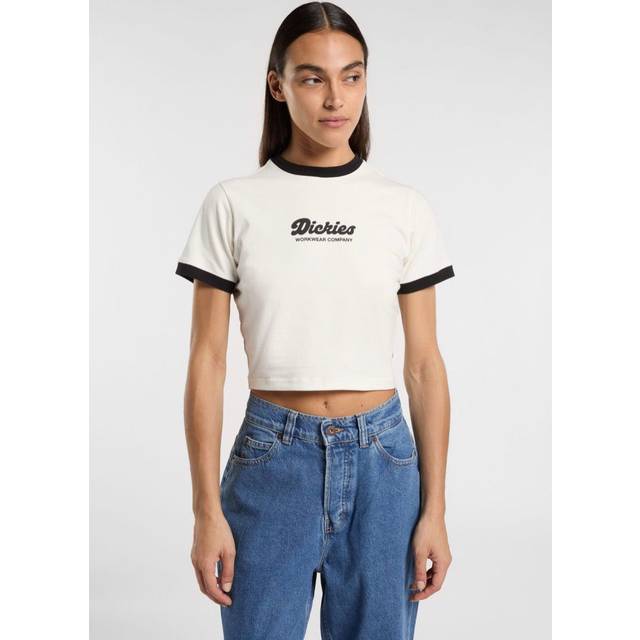 Dickies - Lewistown Ringer Egret - T-Shirt - white - XS - 95% Cotton, 5% Elastane,Jersey