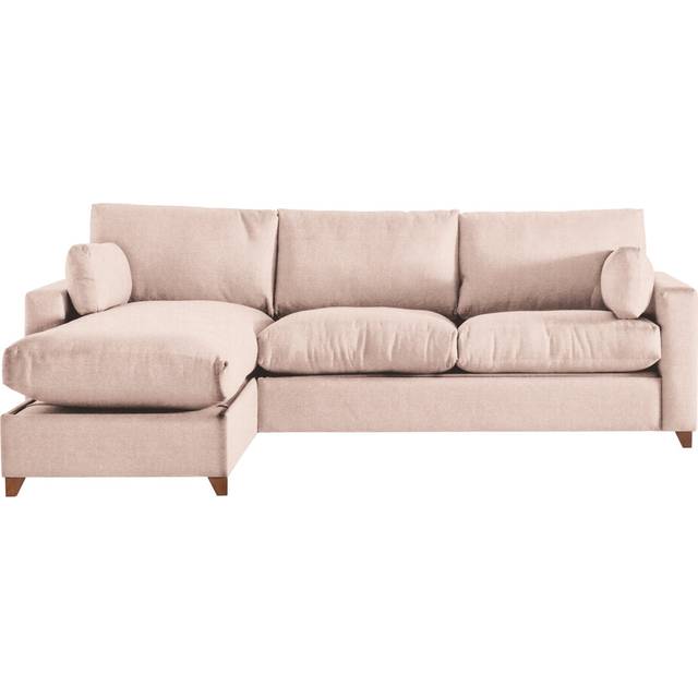 Yepez Ottoman Sleeper Corner Sofa Bed - Rose (95cm H X 179cm W X 97cm D)