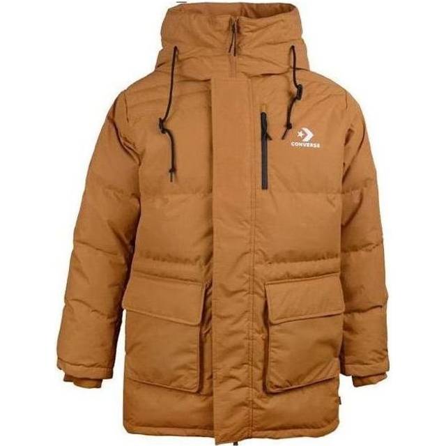 Converse Mid-Length Down Fill Puffer Jacket 'Wheat' 10019323-A01 - S