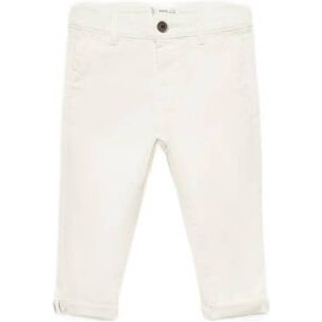 Mango Kids' Straight Fit Chino Trousers