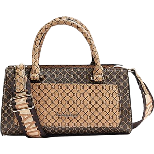 River Island Womens Brown Faux Leather Top Handle Cross Body Bag - One Size