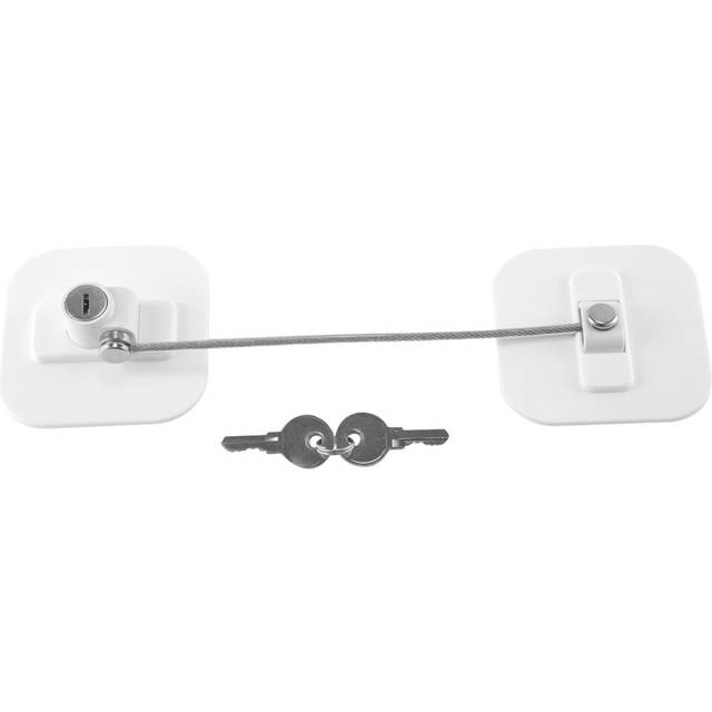 Fridge Lock,Refrigerator Locks,Freezer Lock with Key for Child Safety,Locks to and Cabinets-1Pack