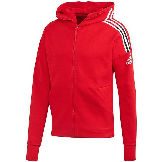 Adidas ZNE HD 3ST Casual Sport Hoodie Jacket Men Outerwear Light-Crimson FQ7230 L