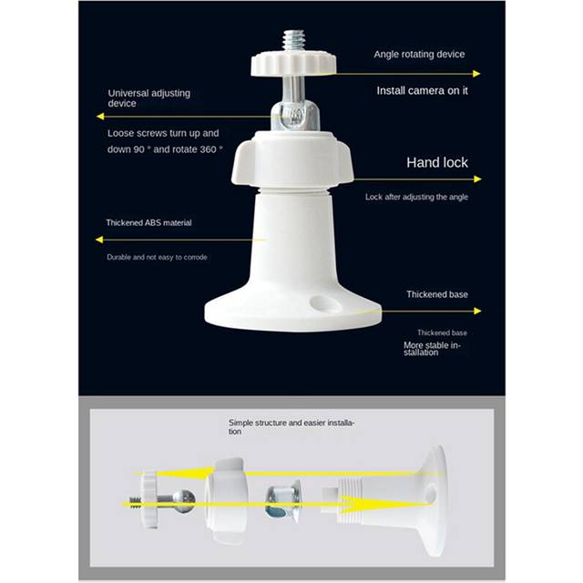 Indoor Outdoor Adjustable Mounting Wall/Ceiling for Camera Bracket