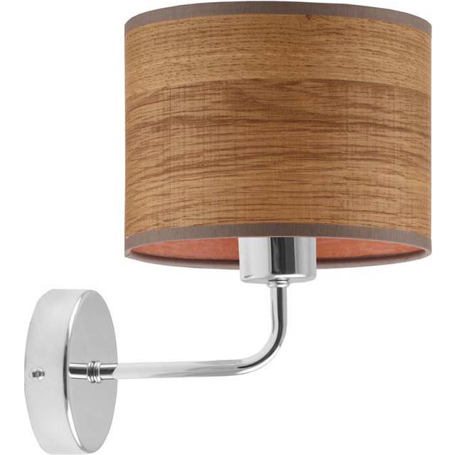 Bishr 1 - Light Armed Sconce - Chrome (25cm H X 25cm W X 25cm D)