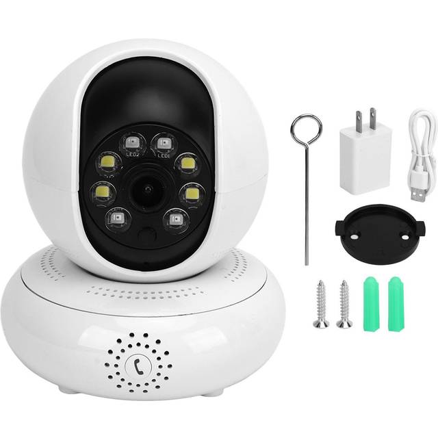 Indoor Home Security Camera Wireless WiFi Camera 360 Degree Mobile Phone Remote Monitoring Cam AI US Plug