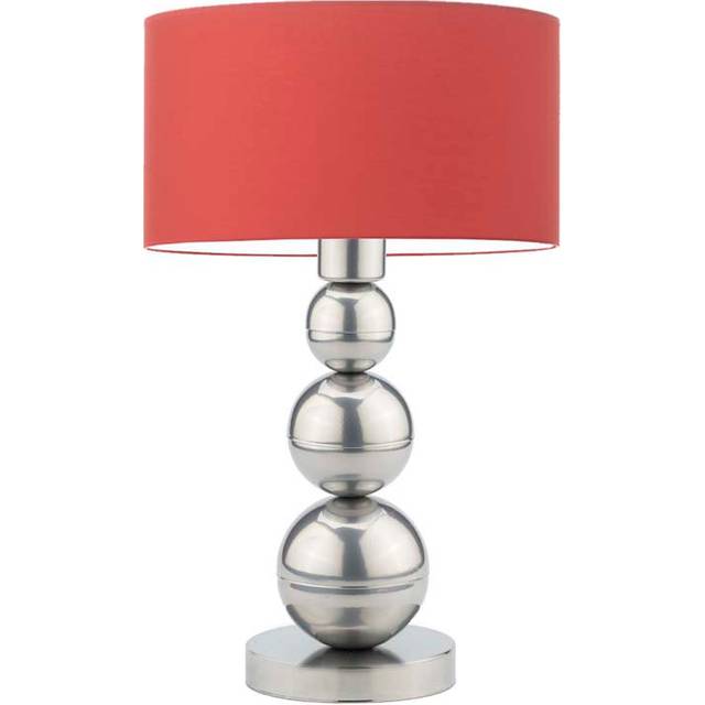 Henrika 41Cm Desk Lamp - Red (41cm H X 30cm W X 30cm D)