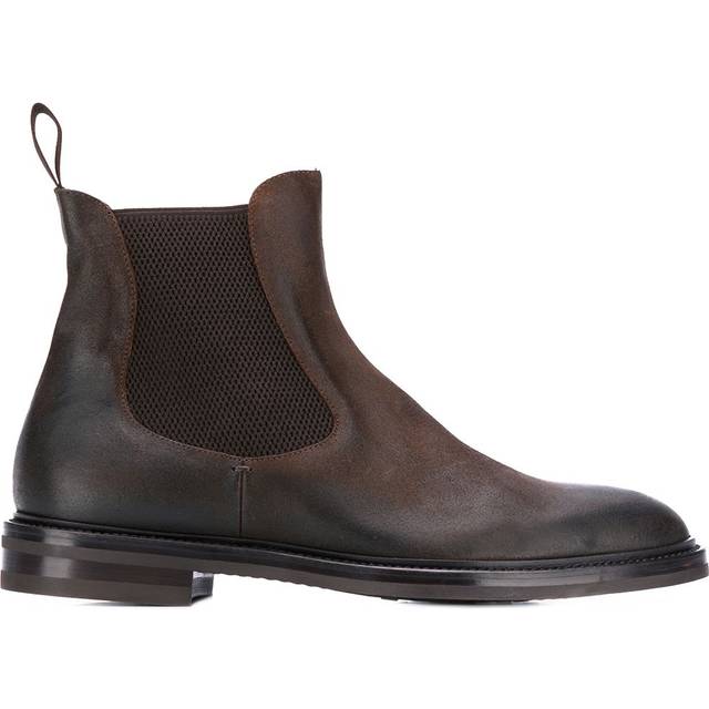 Scarosso - Hunter Chelsea boots - men - Leather/Leather/Rubber - 42 - Brown