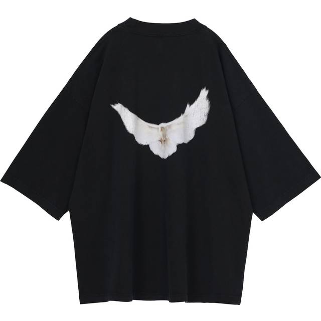YEEZY Gap x Balenciaga Dove 3/4 Sleeve Tee 'Washed Black' YEEZY-SS22-002 - M