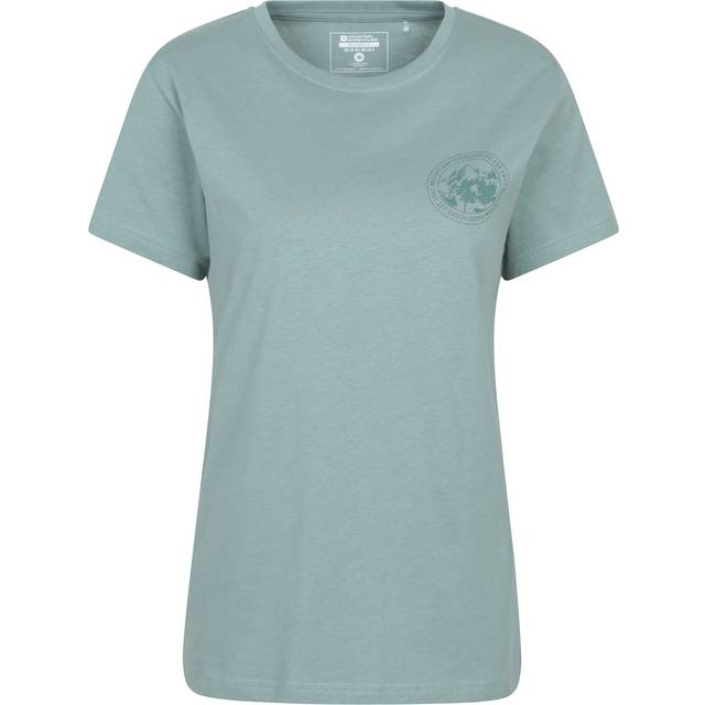 Mountain Warehouse Womens Mountain Relaxed Fit T-Shirt - Khaki Green - 12