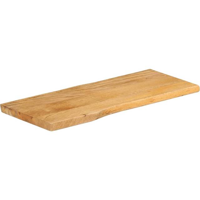 vidaXL Table Top 100x40x2.5 cm Live Edge Solid Wood Mango - Brown