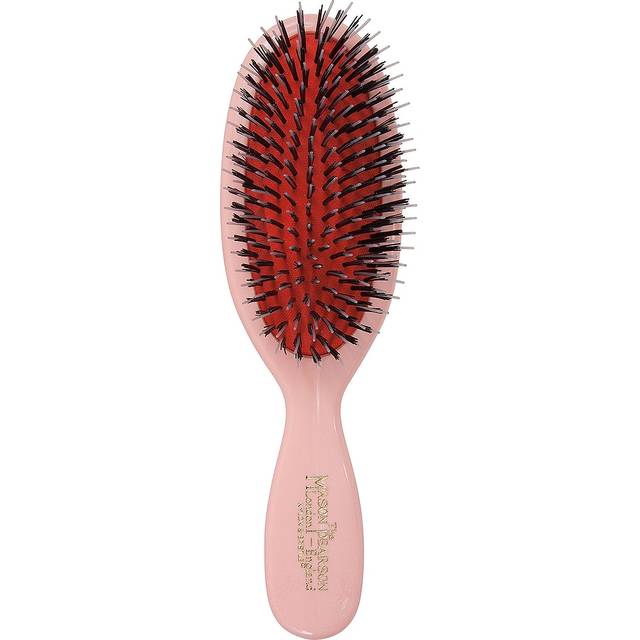 Mason Pearson Pocket Bristle & Nylon Hairbrush in Pink - Pink. Size all. (all)