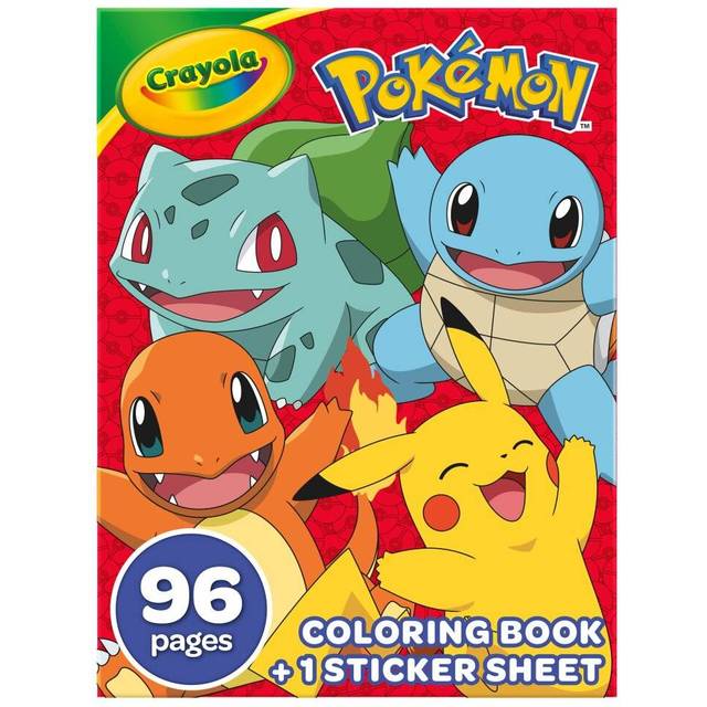 Crayola Pokemon 96 Page Colouring Book, none