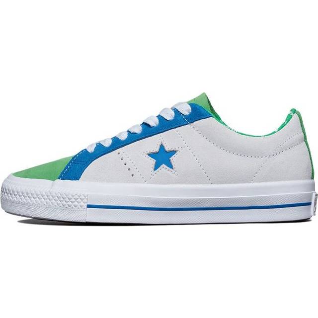 Converse Unisex One Star Pro Sneakers White/Blue - BLUE - 7
