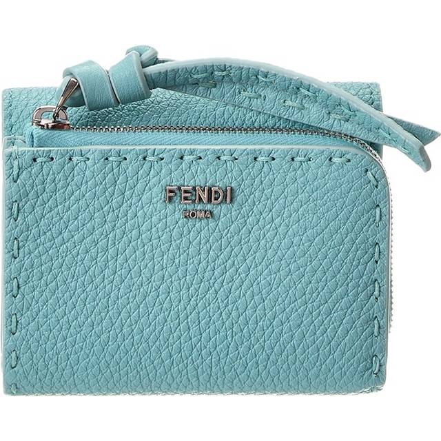 FENDI Peekaboo Micro Leather Trifold Wallet