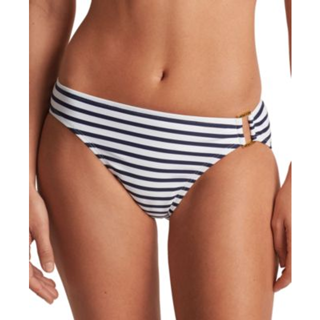 Ralph Lauren Ring Side Bikini Bottoms, Navy/Multi