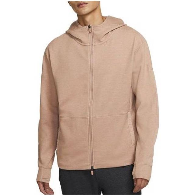 Nike Yoga Cardigan Training Hooded Jacket Khaki CU6261-283 - XXL