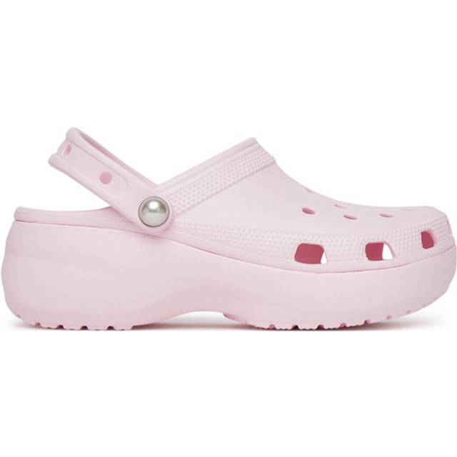 Classic Pearl Platform Clogs - Pale Pink - 41/42 (7 to 8)
