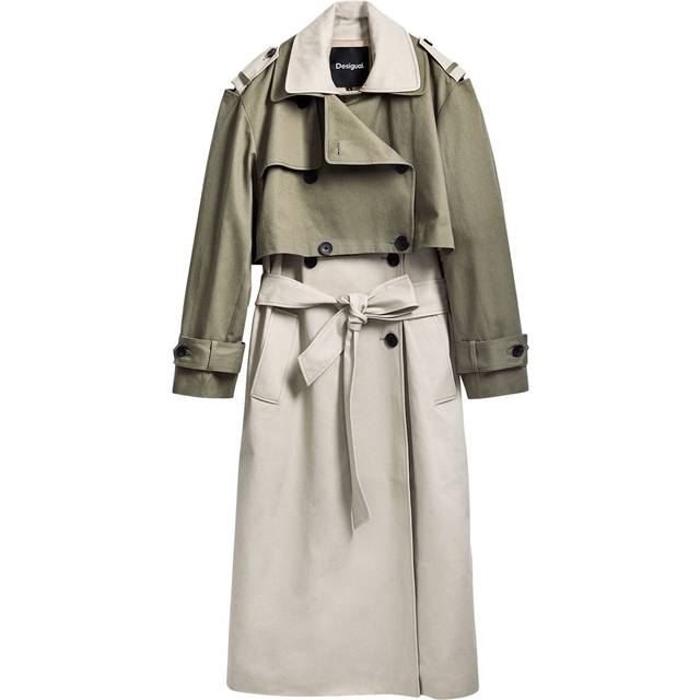 Women's parka Desigual Des moines - Beige