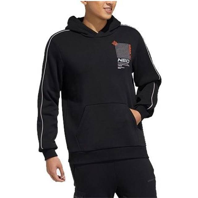 Men's adidas neo Casual Sports Black Pullover GQ7051