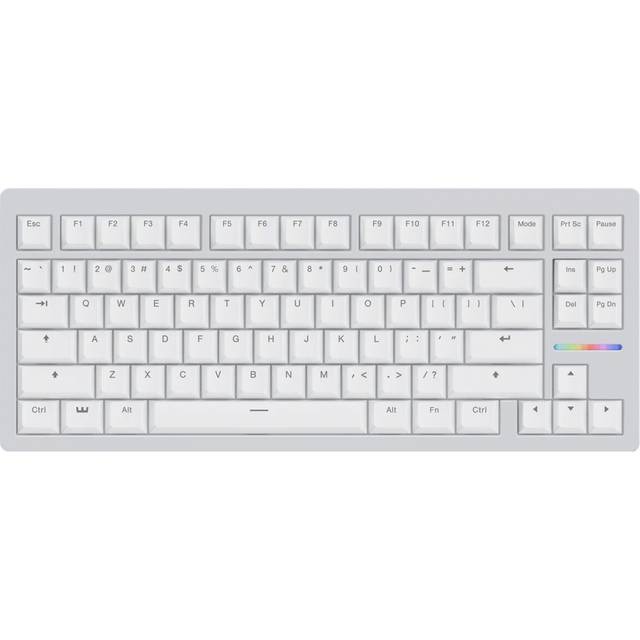 Wooting 80HE 80% Tangentbord Zinc Alloy Vit - ISO