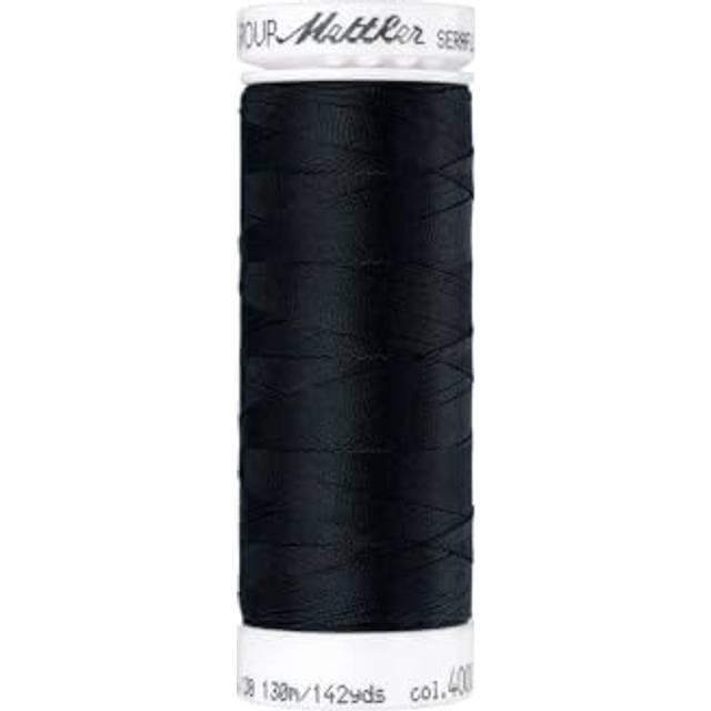 Mettler Seraflex Elastic Thread 50wt 142yd-Black -7840-4000