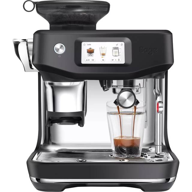 Sage Barista Touch Impress Cold Coffee Machine, Black Truffle