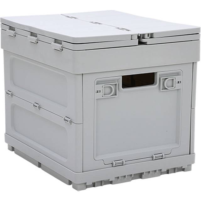 Dakota Fields Plastic Crate - White (15L)
