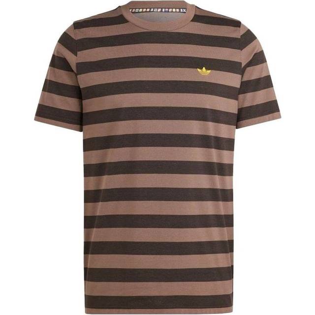 adidas Nice Striped T-Shirt 'Brown' IR7586 - M