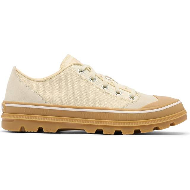 Sorel scout n about low sneaker mens platform trainers in chalk gum - 10 uk