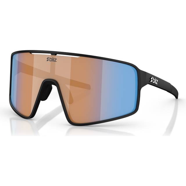 Bliz P001s Matte Black/Coral Orange Mirror Blue, L (0-138)