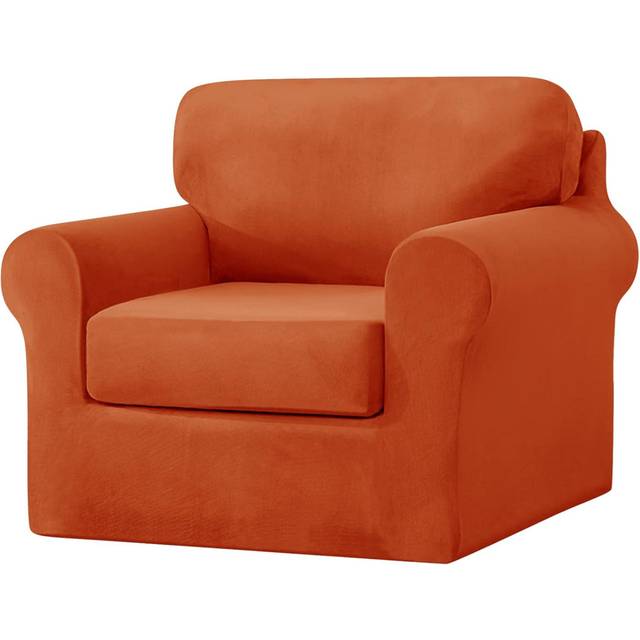 Outdoor Patio Sofa Cover - Orange (80cm H X 120cm W X 85cm D)