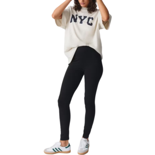 Gina Tricot-Basic long leggings-leggings-Svart-M-Dam